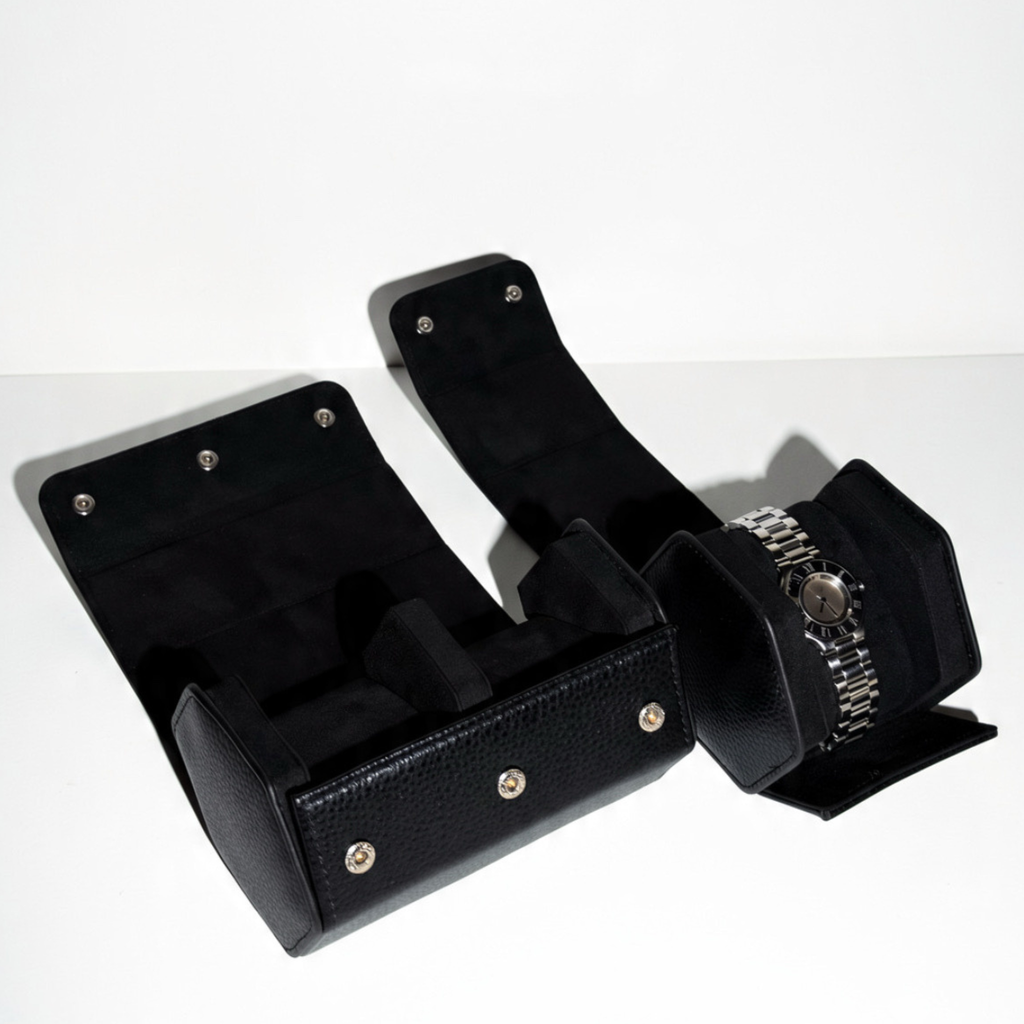 SINGLE WATCH CASE BLACK
