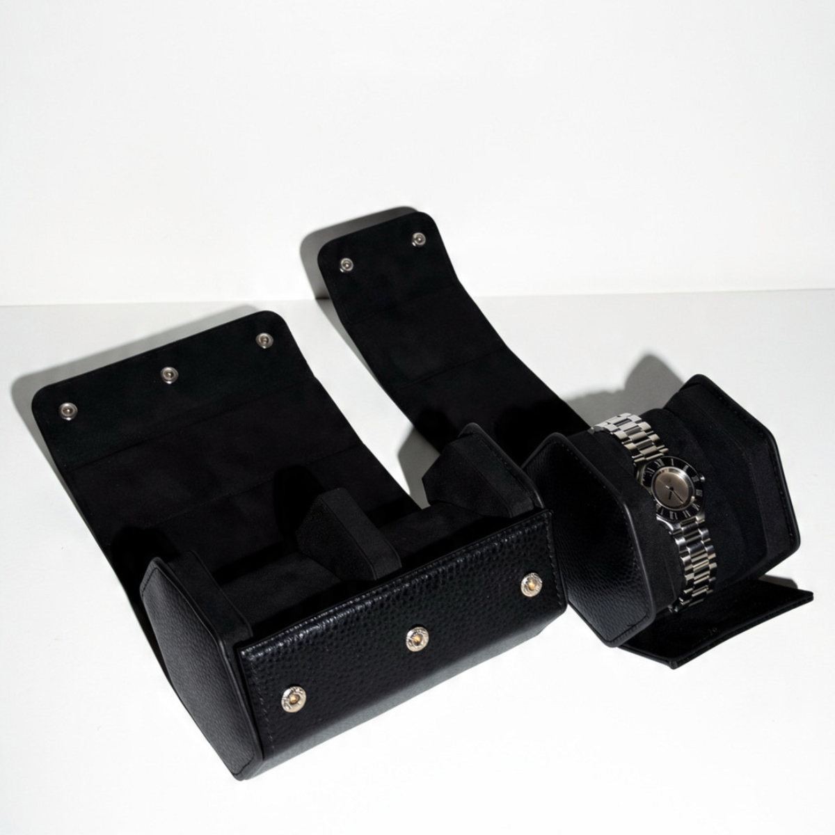 SINGLE WATCH CASE BLACK
