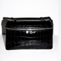 KAYLA BAG IN BLACK CROCODILE