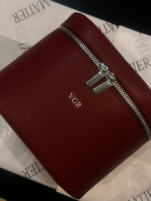VANITY BAG BURGUNDY